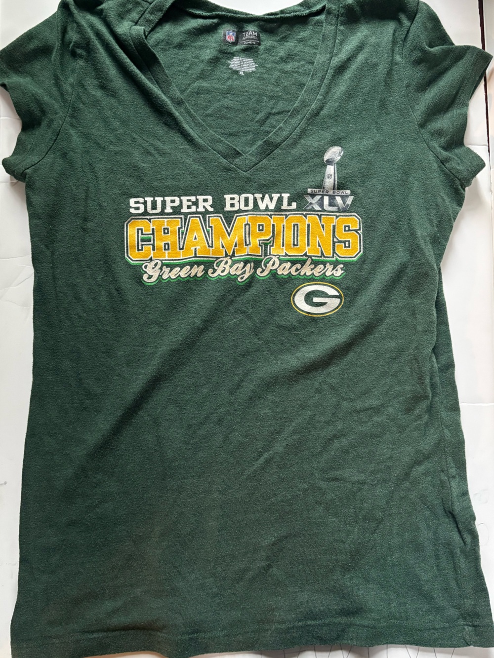 NFL Team Apparel Green Bay Packers 2010/2011 Super Bowl XLV Champions  tshirt